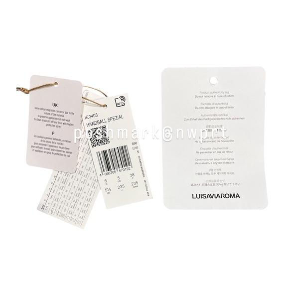 Adidas ⚽️ Handball Spezial Sneakers Runners White Black 6.5 7 Box - Picture 13 of 14